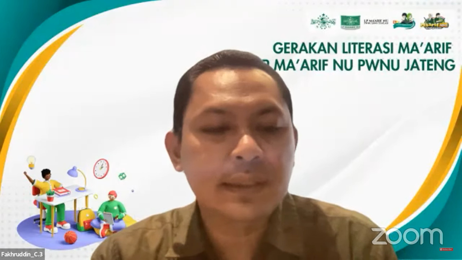 Buka GLM Part 3, Ketua Ma’arif NU: Kita Darurat Literasi