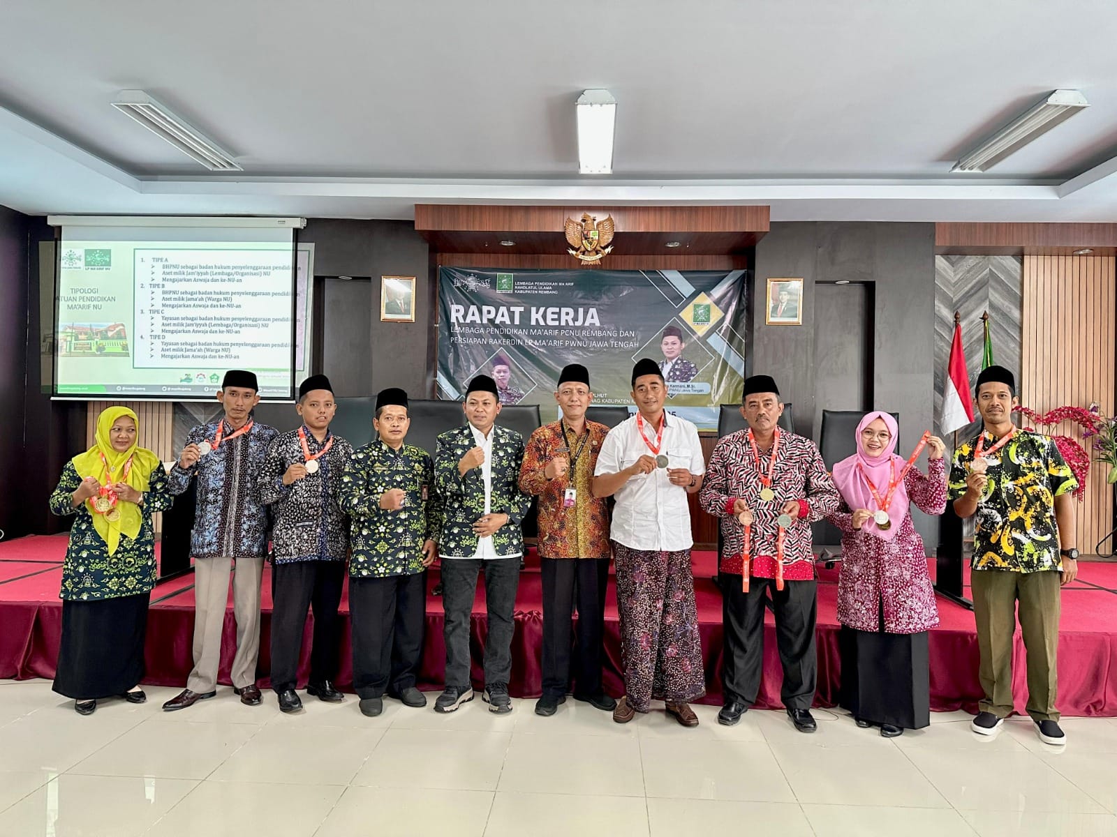 Buka Raker Ma’arif NU Rembang, Fakhrudin Karmani Ajak Bangun Kekuatan dengan Branding