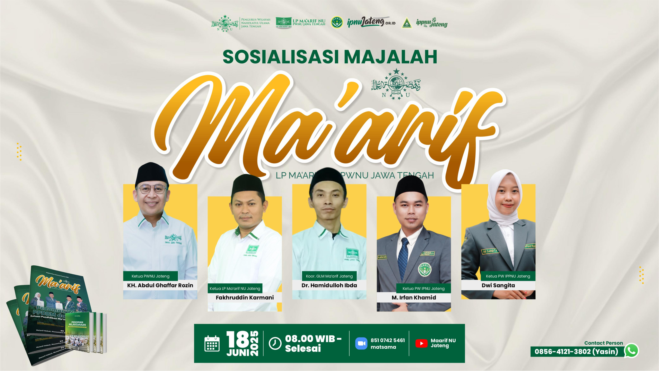 LP Ma’arif PWNU Jateng Akan Sosialisasikan Majalah Ma’arif Tahun Ajaran 2025/2026