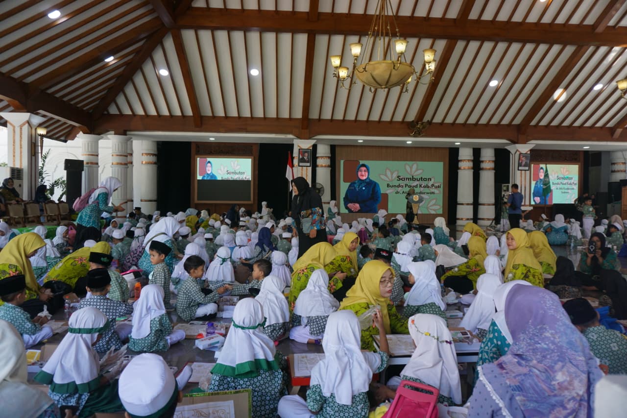 Menumbuhkan Cinta Batik di Kalangan Anak, YPMNU Pati Gelar Lomba Membatik untuk Anak-Anak