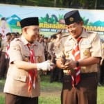Upacara Pembukaan Kemah Kemanusiaan dan Perdamaian SAKO Pramuka Pandu Ma'arif Jawa Tengah Tahun 2025