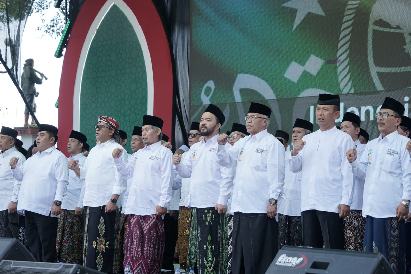NU Temanggung Tegaskan Komitmen NKRI Harga Mati dalam Apel 10.000 Kader