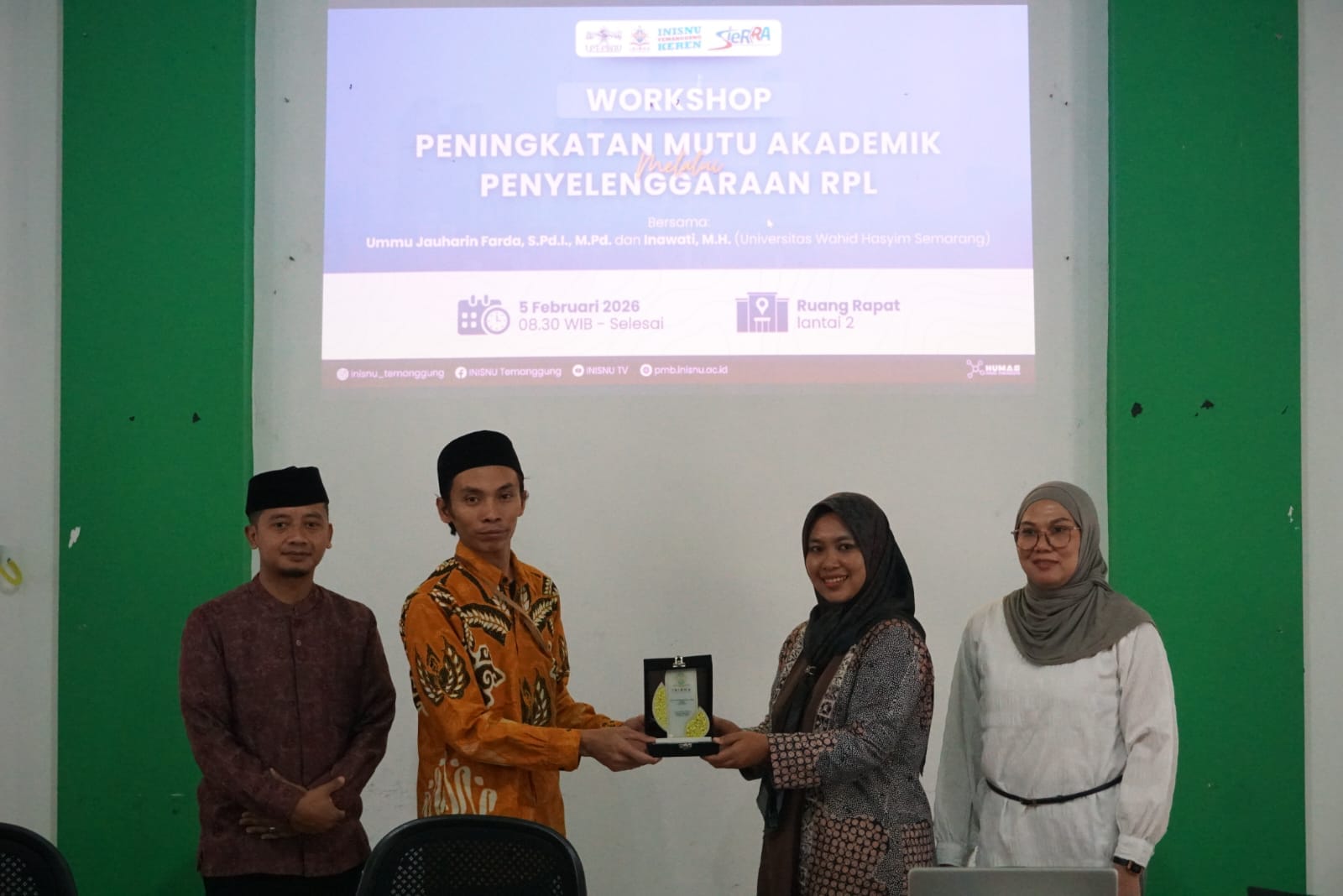 INISNU Gelar Workshop Peningkatan Mutu Akademik melalui Penyelenggaraan RPL