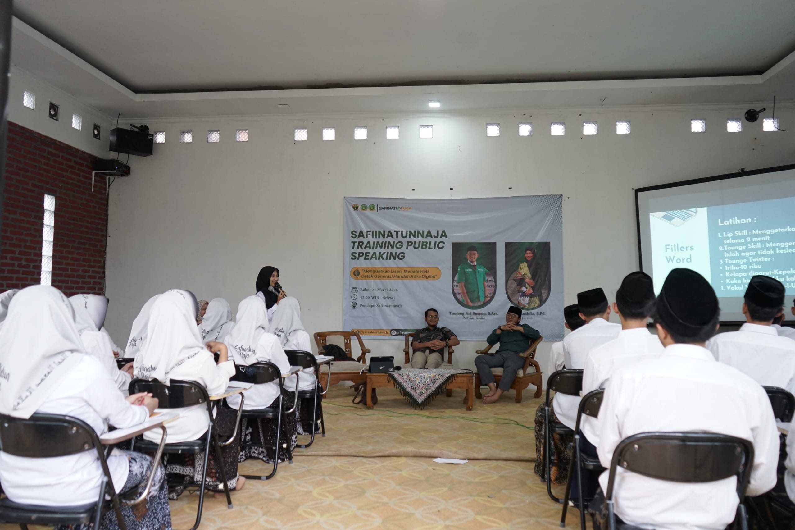 Isi Kegiatan Ramadan, 40 Santri PPQ Safiinatunnaja Ikuti Safiinatunnaja Training Public Speaking