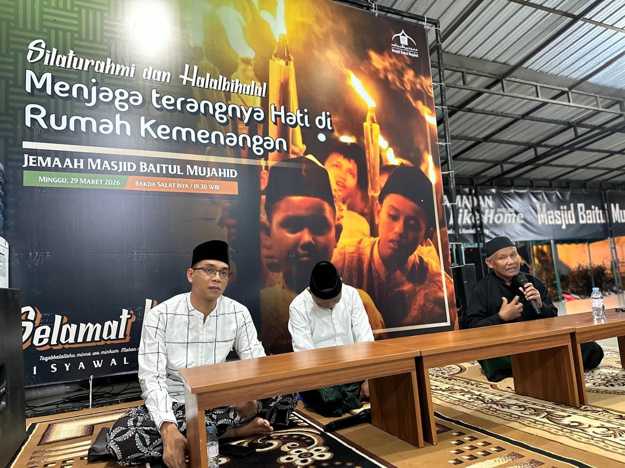 ‎Pererat Ukhuwah, Masjid Baitul Mujahid Patemon Gelar Silaturahmi dan Halalbihalal 1447 H