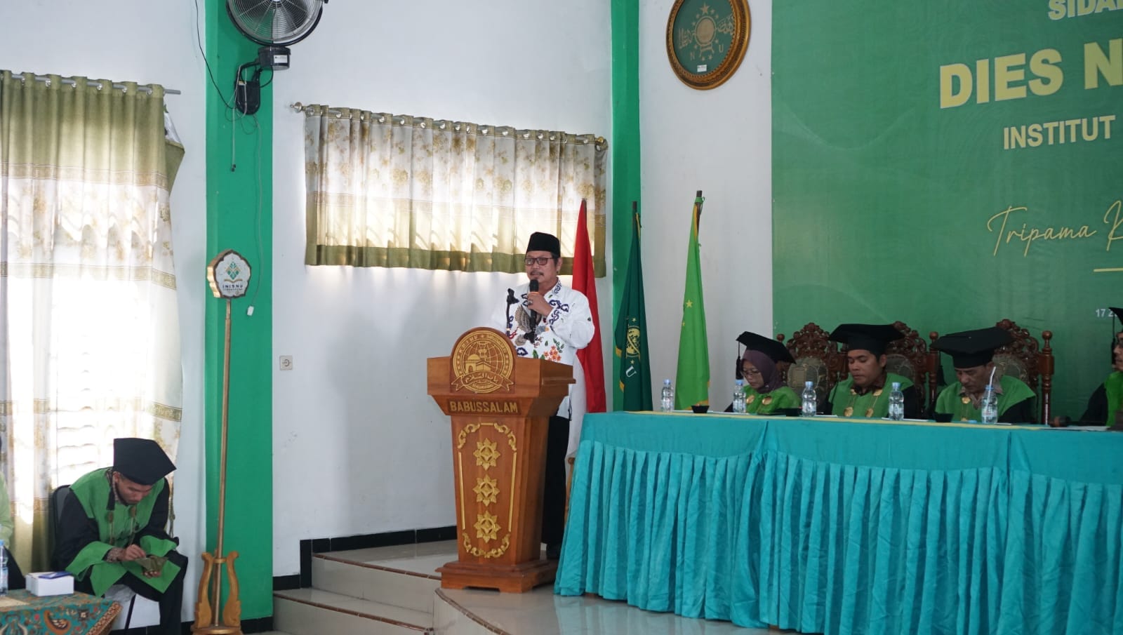 Kuliah Umum Dies Natalis INISNU, Sekretaris Kopertais Jateng Jelaskan Filosofi Serat Tripama