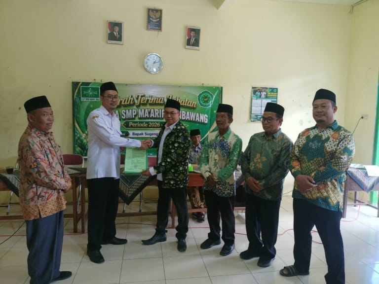 Lanjutkan Estafet Pengabdian, Aryadi Resmi Pimpin SMP Ma'arif Kalibawang Wonosobo