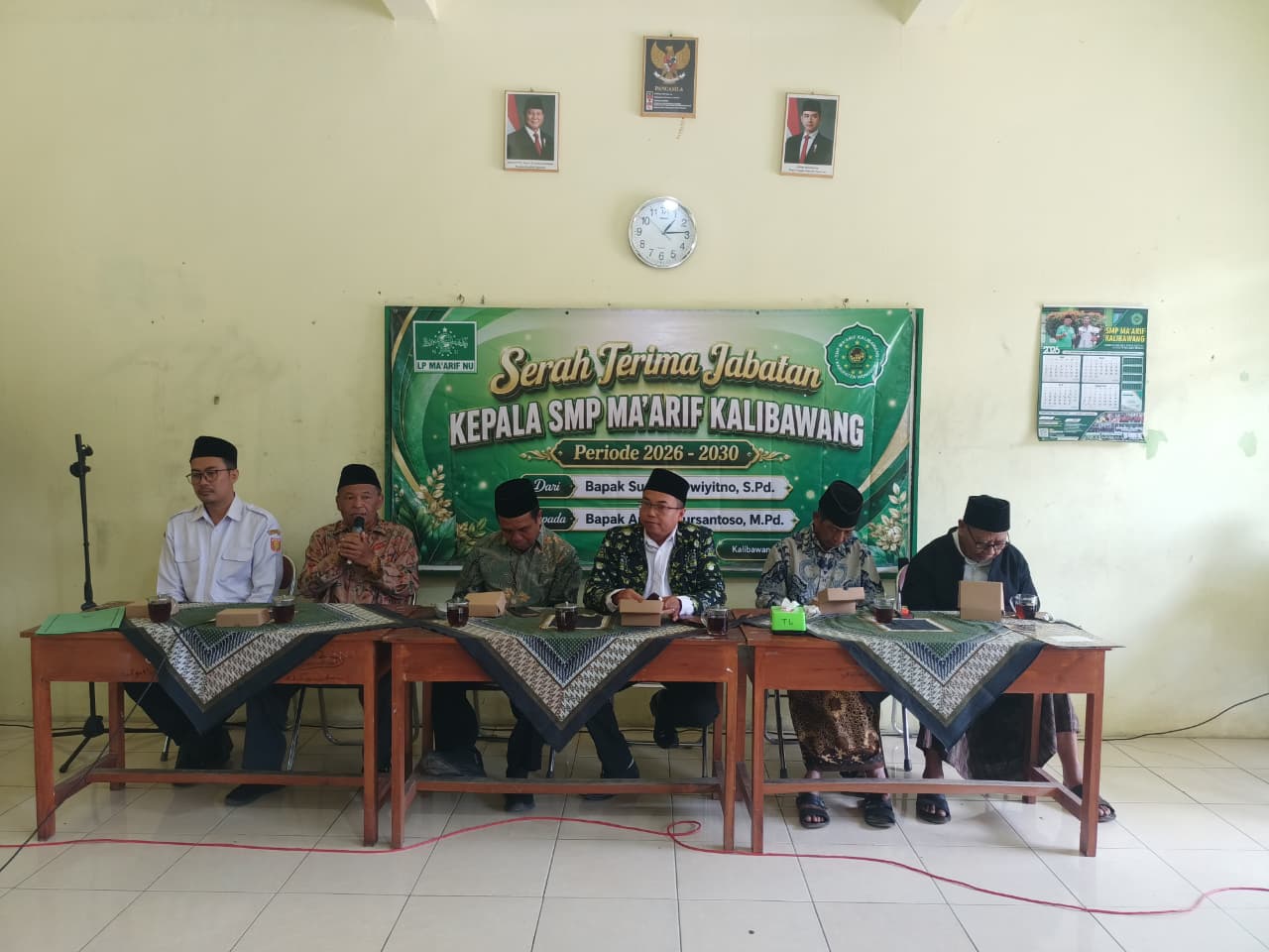 Aryadi Pimpin SMP Ma'arif Kalibawang Wonosobo
