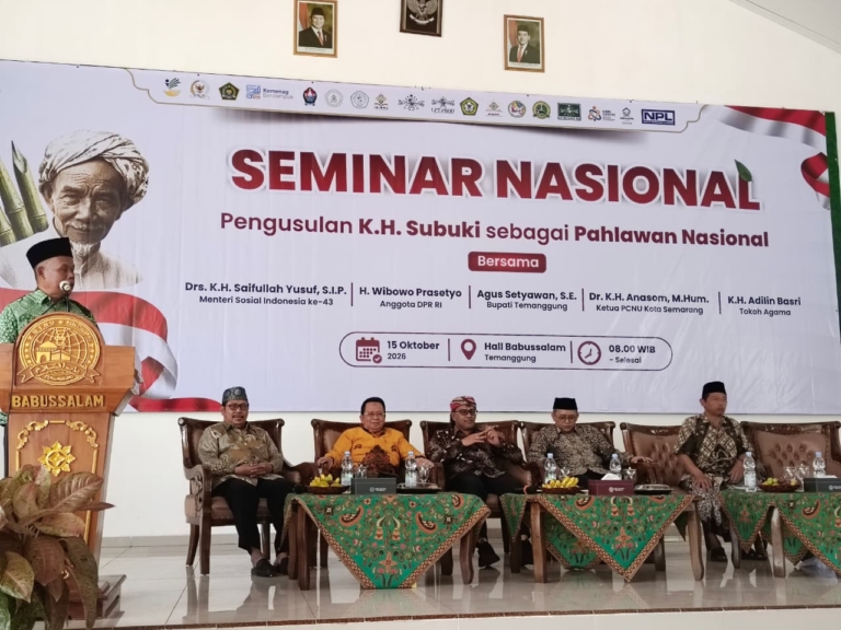 ‎Lewat Seminar, Dukungan KH Subuki sebagai Pahlawan Nasional Makin Kuat